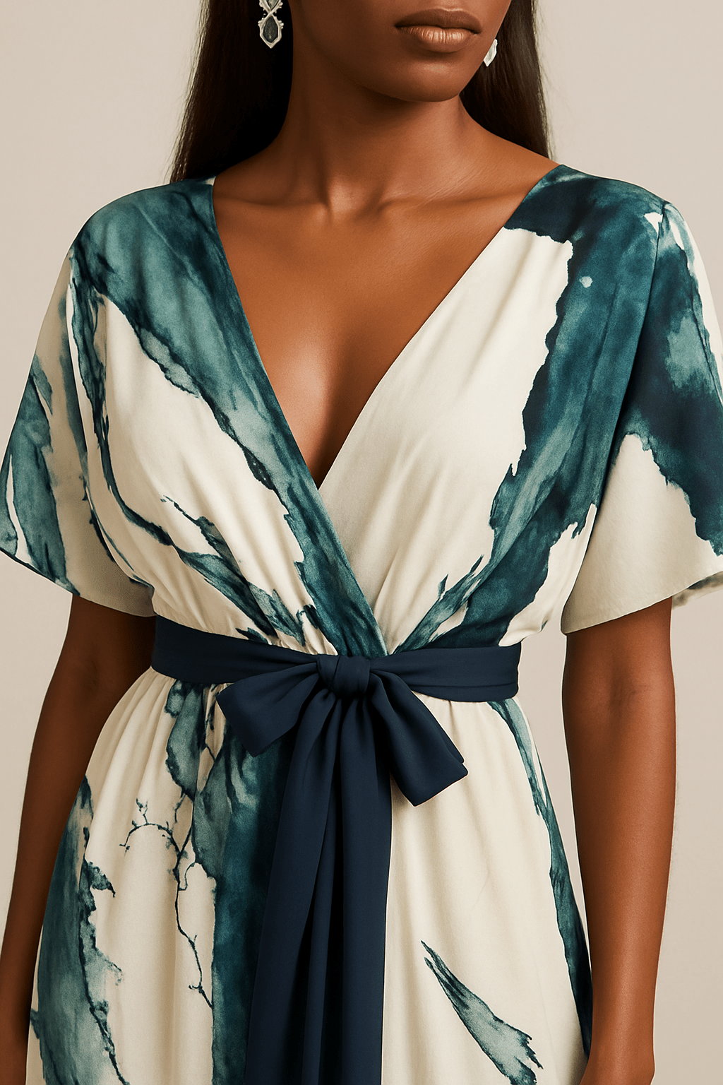 Eabha - Watercolour Maxi Dress