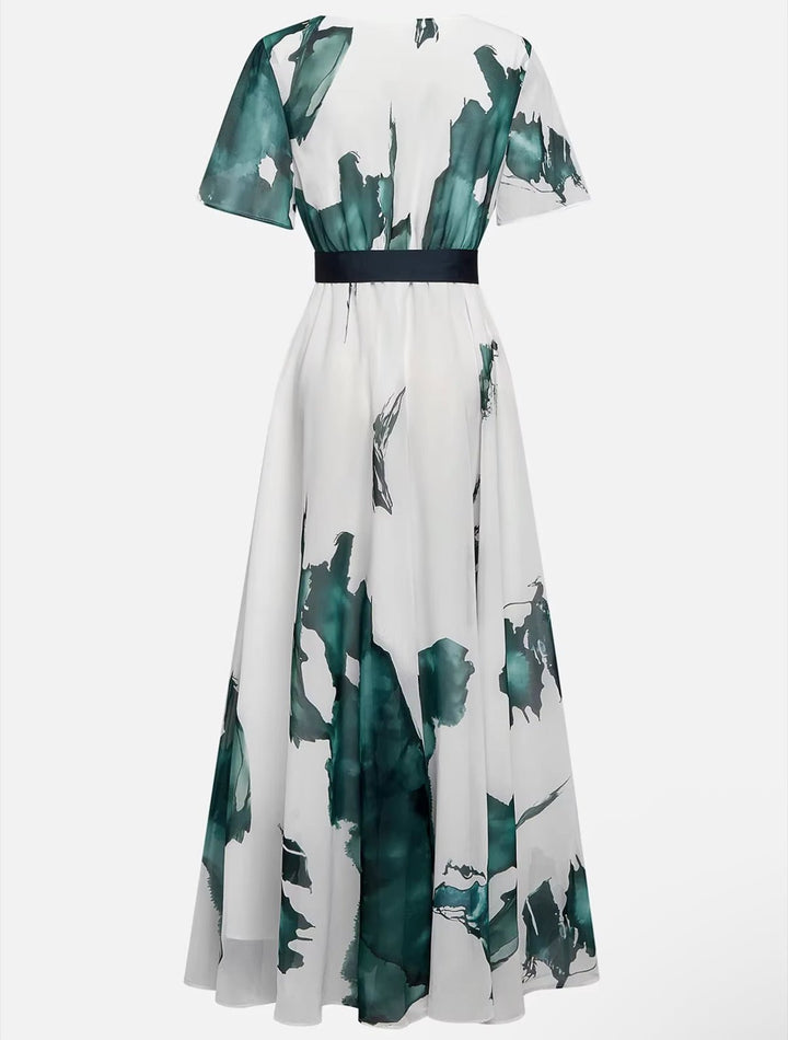 Eabha - Watercolour Maxi Dress