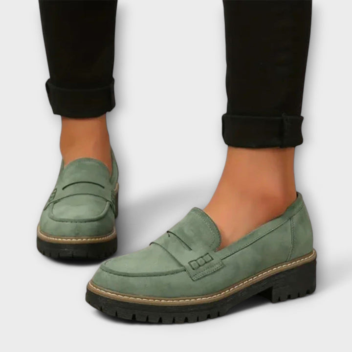 Gráinne - Retro Loafer Shoes