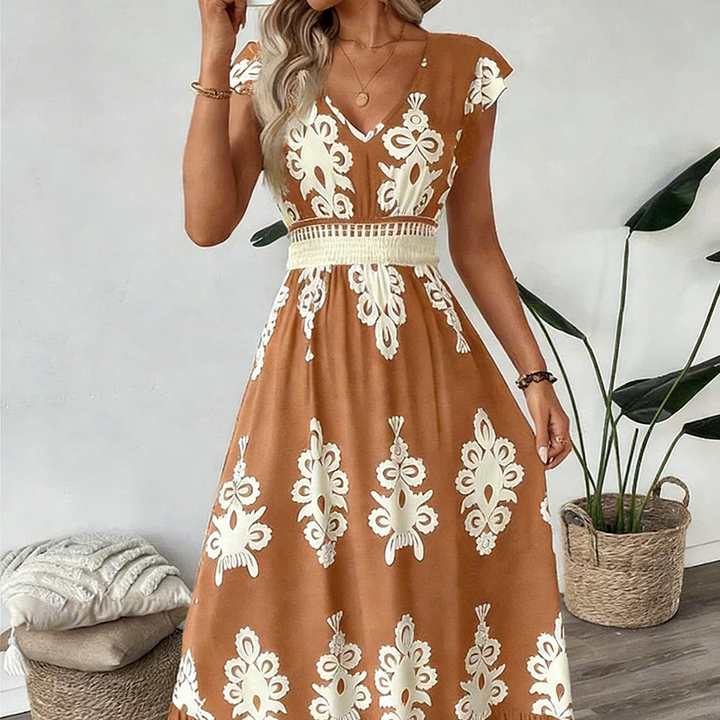Caroline | Robe Maxi Baroque