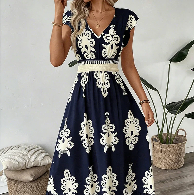 Caroline | Robe Maxi Baroque