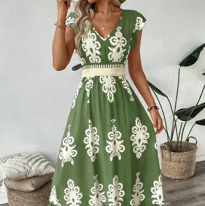 Caroline | Robe Maxi Baroque