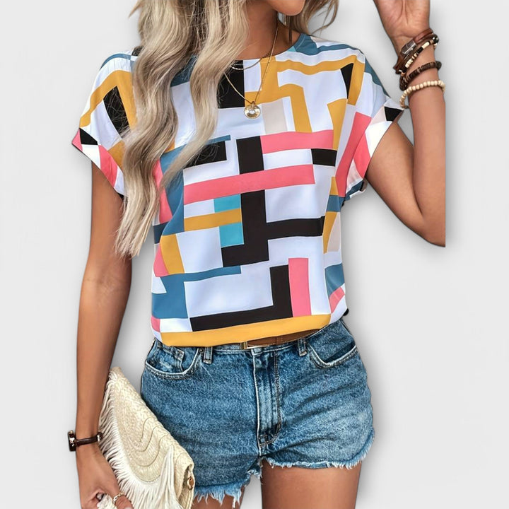 Eabha - Elegant Short Blouse
