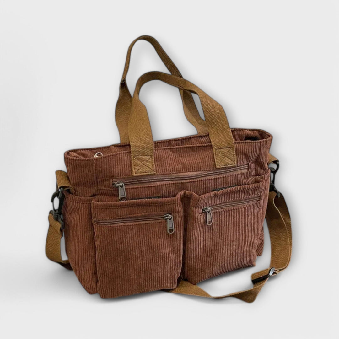 Eimear - Corduroy Multi-Pocket Bag