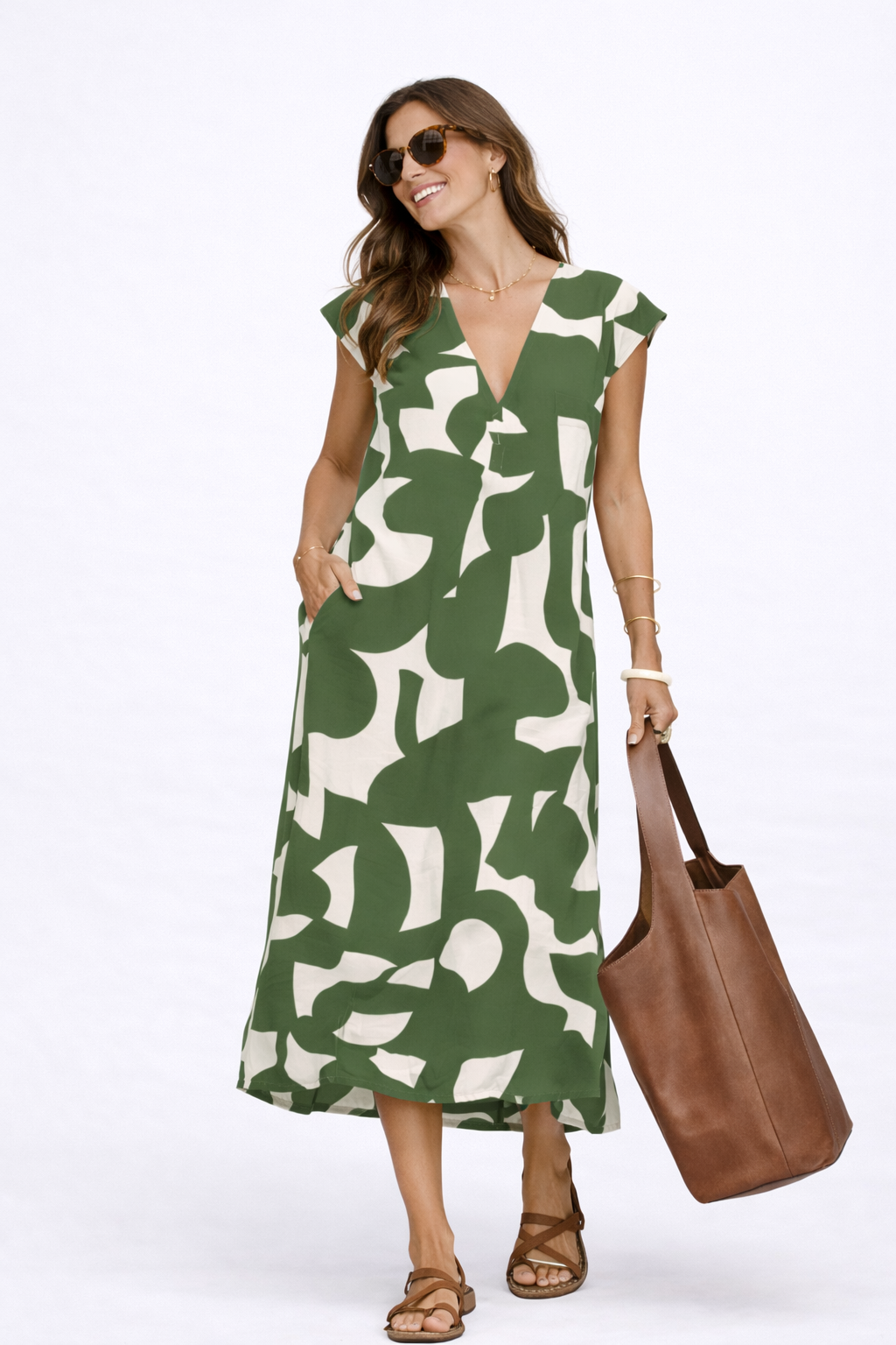 Cloé | Robe Midi Imprimée
