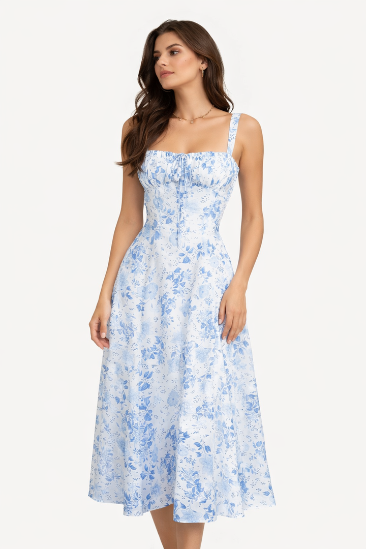 Floraidh | Floral Midi Dress