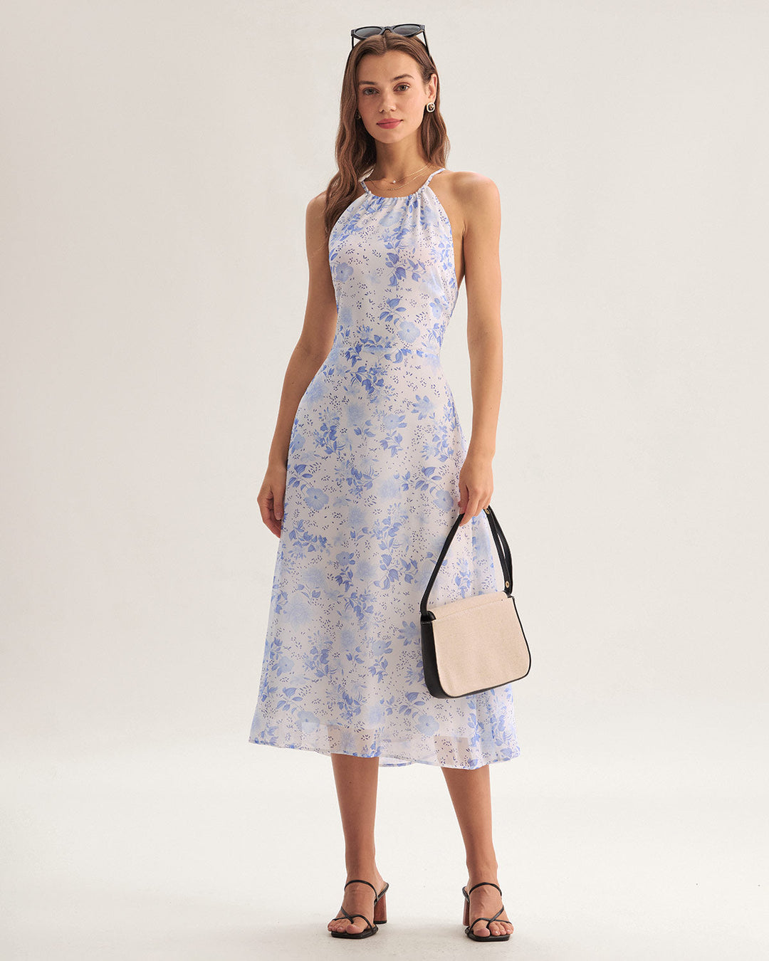 Eabha - Floral Midi Dress