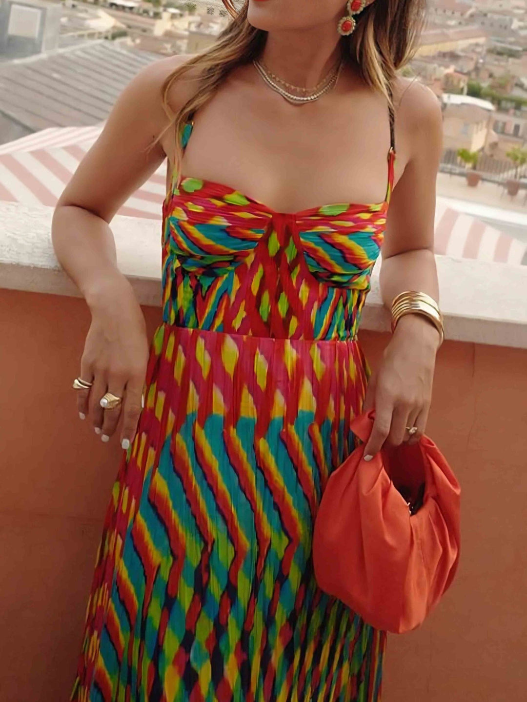 Eabha - Abstract Maxi Dress