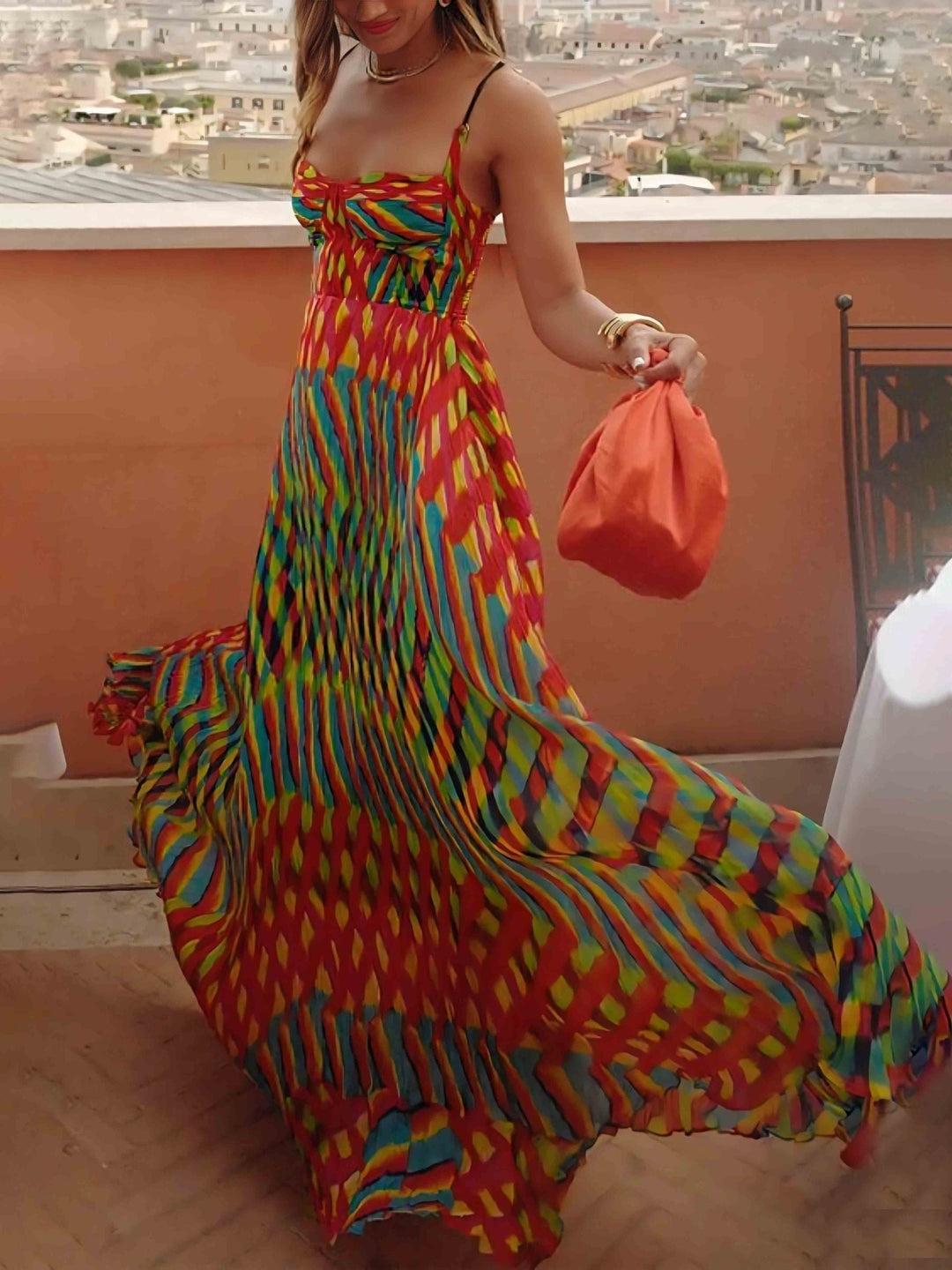 Eabha - Abstract Maxi Dress